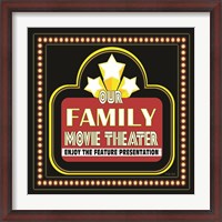 Framed Family Movie Theater