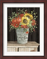 Framed Colors of Fall Floral