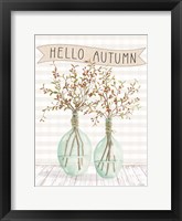 Framed Hello Autumn