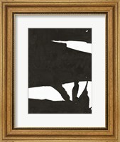 Framed Black & White Abstract 1