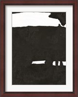 Framed Black & White Abstract 2