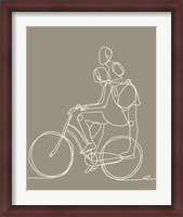 Framed Friend on a Bike II