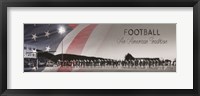 Framed Football - An American Tradition
