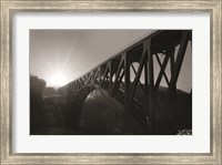 Framed Letchworth Sunrise