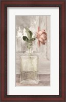 Framed Cottage Peach Rose