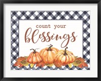 Framed Count Your Blessings