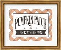 Framed Pumpkin Patch
