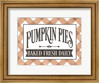 Framed Pumpkin Pies