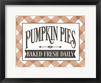 Framed Pumpkin Pies