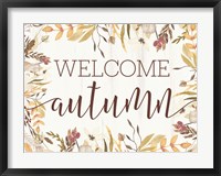 Framed Welcome Autumn