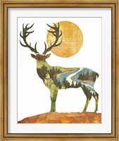 Framed Forest Deer