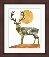 Framed Forest Deer