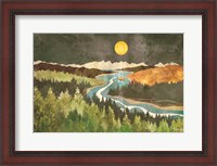 Framed Mountain Moonlight