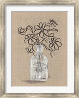 Framed Sketchy Floral 1