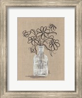 Framed Sketchy Floral 1