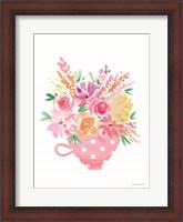 Framed Pretty in Pink Tea Cup