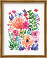 Framed Vibrant Flowers II