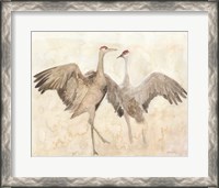 Framed Sandhill Cranes 1