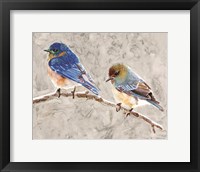 Framed Eastern Bluebirds 1