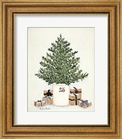Framed Country Crock Christmas Tree