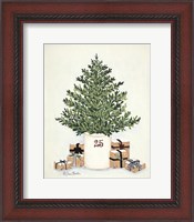 Framed Country Crock Christmas Tree