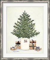 Framed Country Crock Christmas Tree