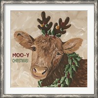 Framed Moo-y Christmas