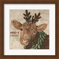 Framed Moo-y Christmas