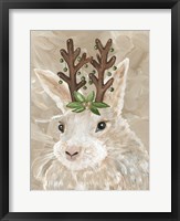 Framed Christmas Bunny
