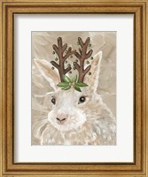 Framed Christmas Bunny