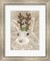 Framed Christmas Bunny