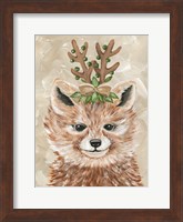 Framed Christmas Fox