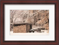 Framed Firewood Shed