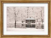 Framed Winter Gazebo