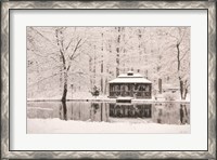 Framed Winter Gazebo