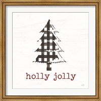 Framed Holly Jolly Tree
