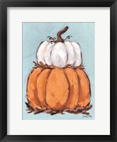 Framed Pumpkin Stack I