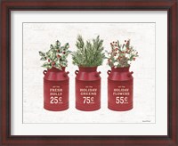 Framed Holiday Greenery