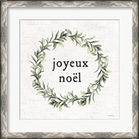 Framed Joyeux Noel