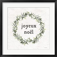 Framed Joyeux Noel