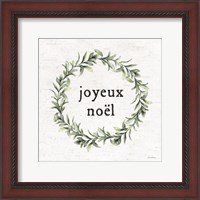 Framed Joyeux Noel