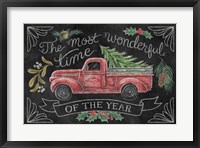 Framed Christmas Chalk V