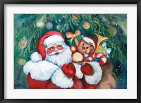 Framed Jolly Santa