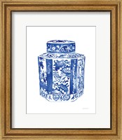 Framed Chinoiserie Vase I