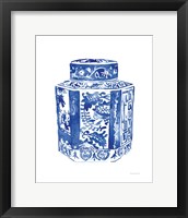 Framed 'Chinoiserie Vase I' border=