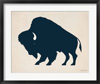 Framed Buffalo Bison I