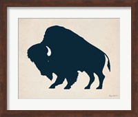 Framed Buffalo Bison I