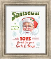 Framed Santa Signs II