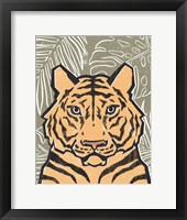 Jungle I Green Framed Print