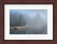 Framed Grand Teton Lake Fog